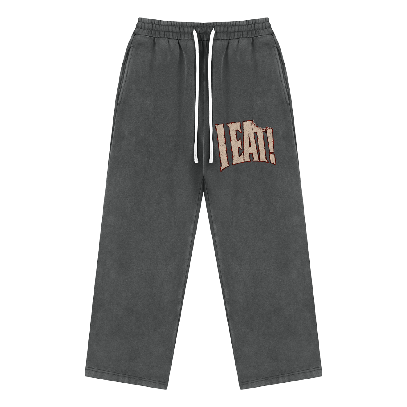 I EAT! Vintage Wide-Leg Sweatpants