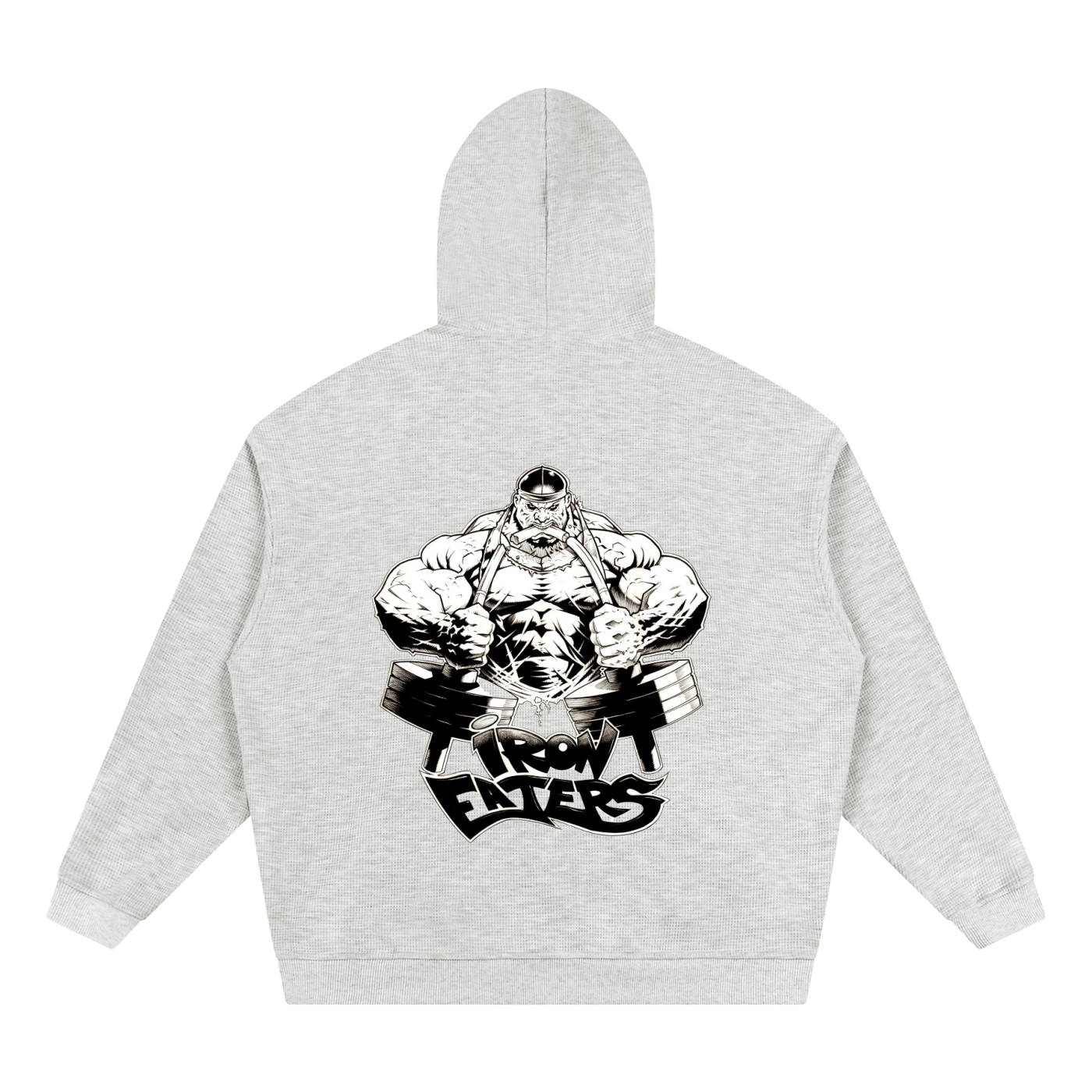 Iron Eaters'Built for More' Waffle Hoodie Waffle Hoodie