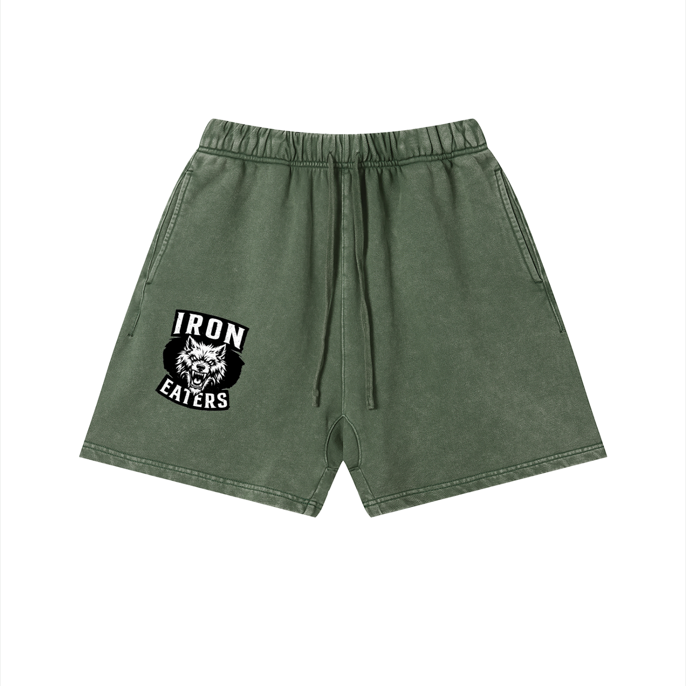 Unisex Vintage Wash Cotton Shorts