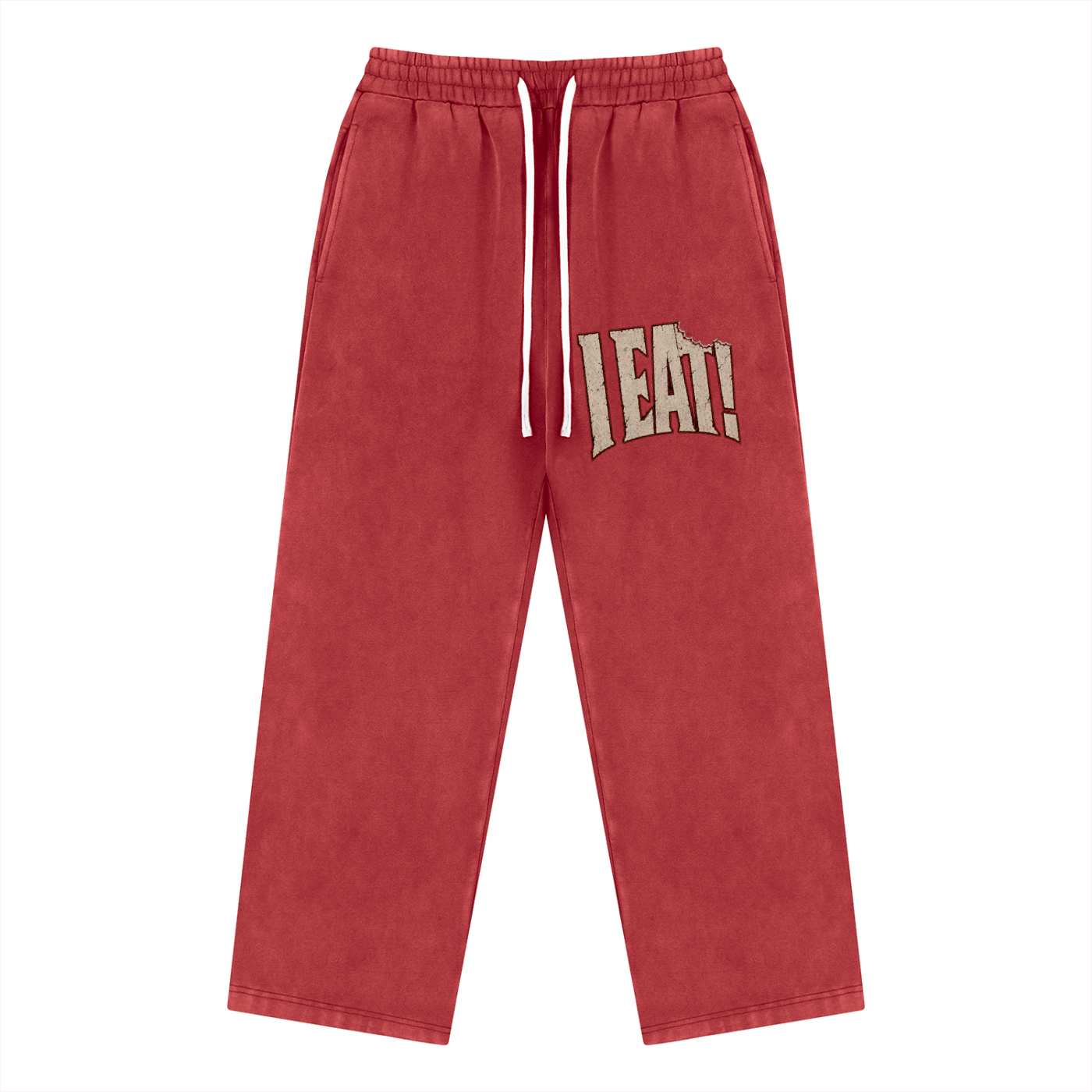 I EAT! Vintage Wide-Leg Sweatpants