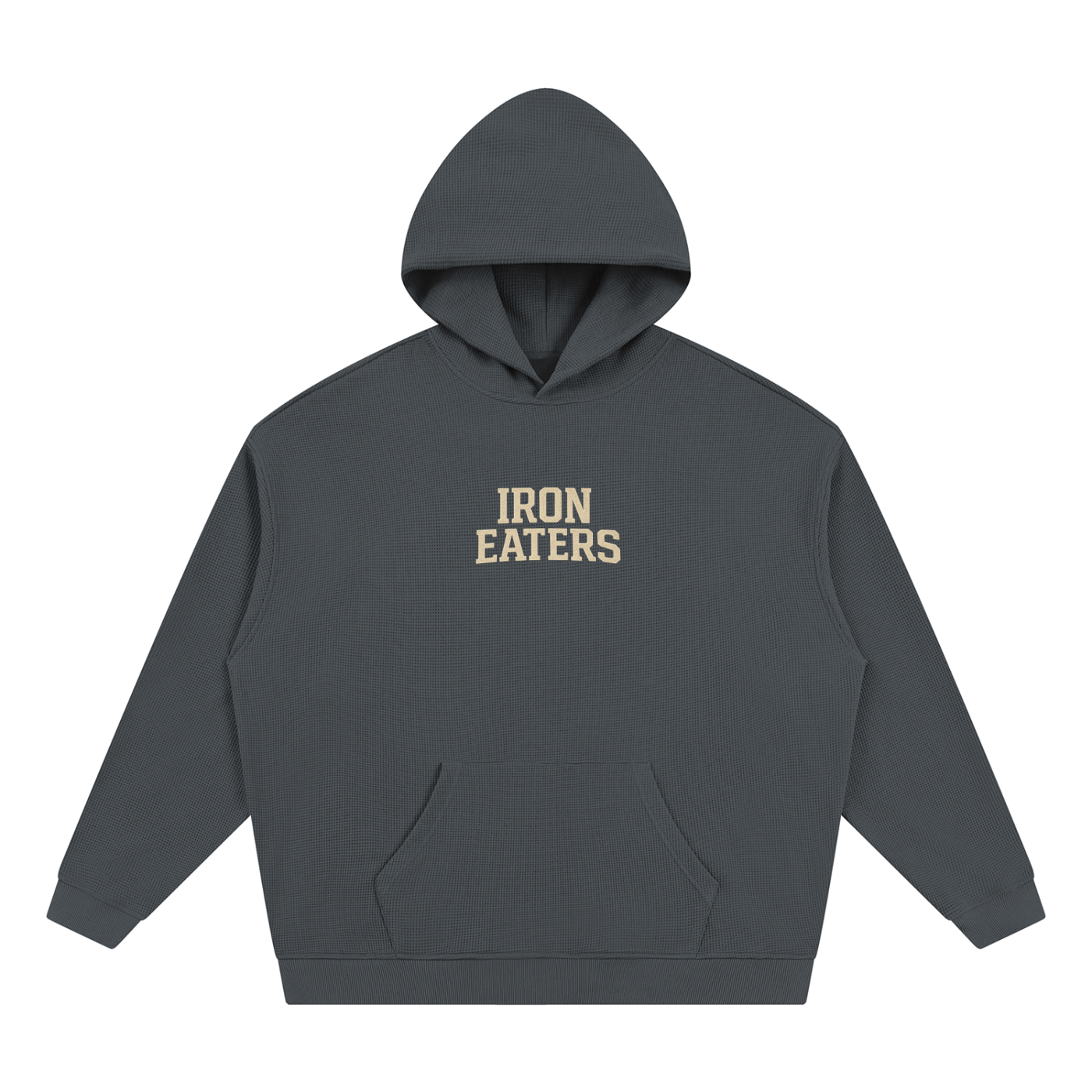 Iron Eaters'Built for More' Waffle Hoodie Waffle Hoodie