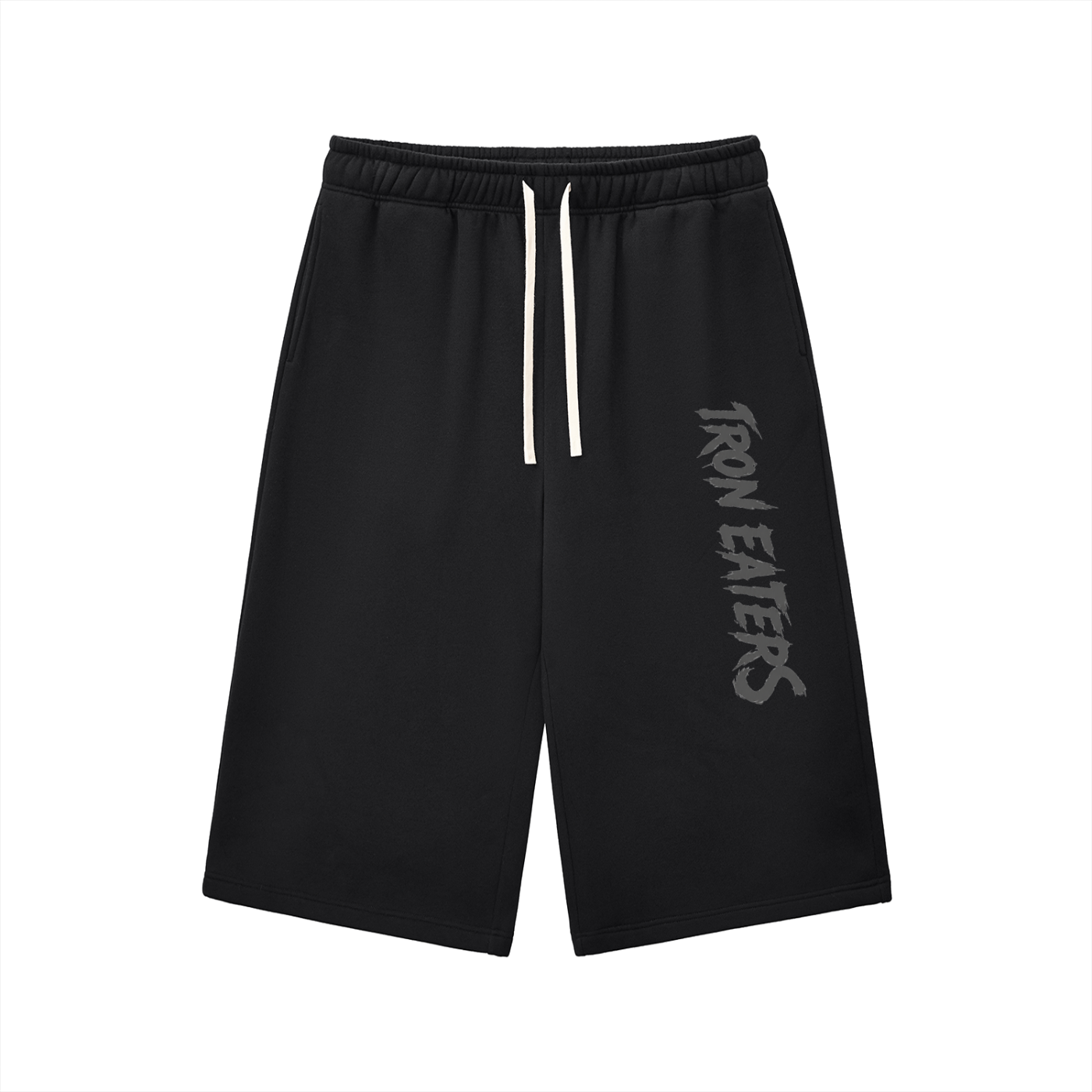 Relaxed Drawstring Three-quarter Sweatpants