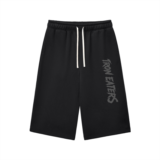 Relaxed Drawstring Three-quarter Sweatpants