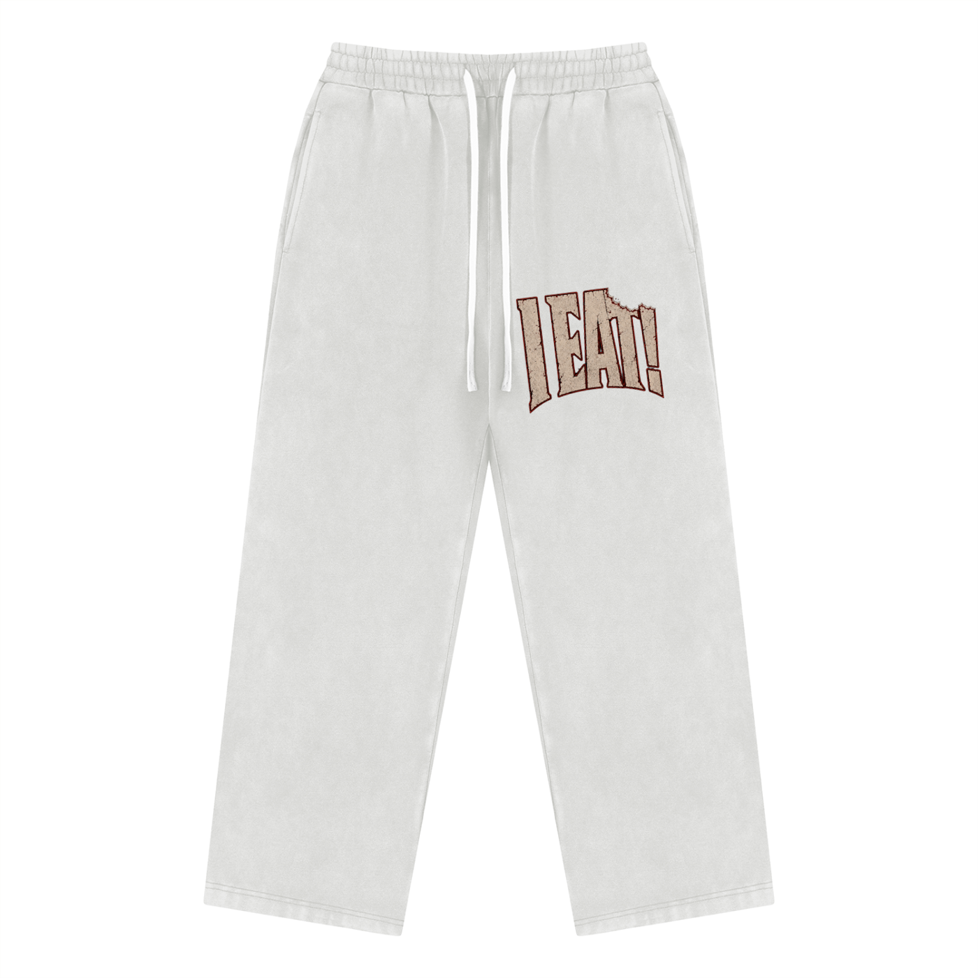 I EAT! Vintage Wide-Leg Sweatpants