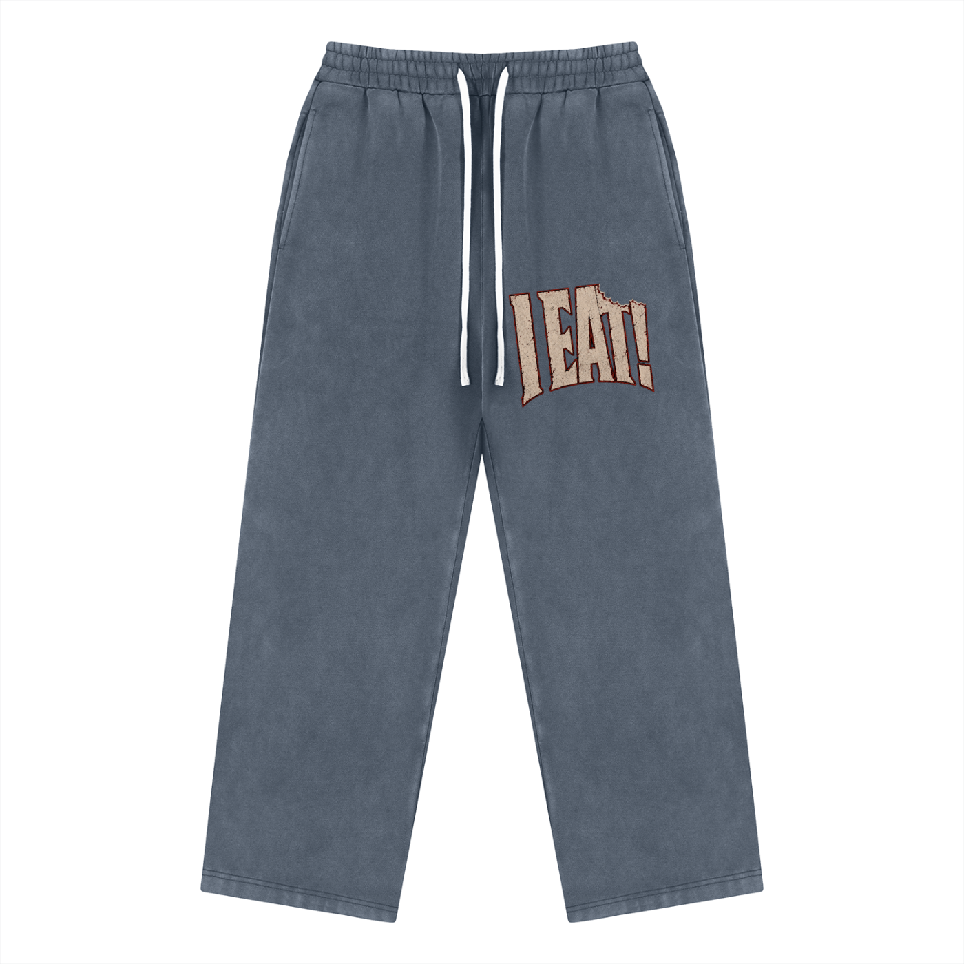 I EAT! Vintage Wide-Leg Sweatpants