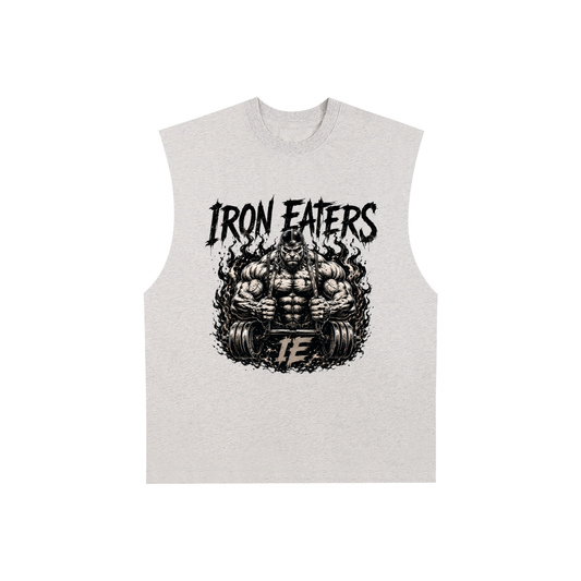 Raw Edge Cotton Tank Top