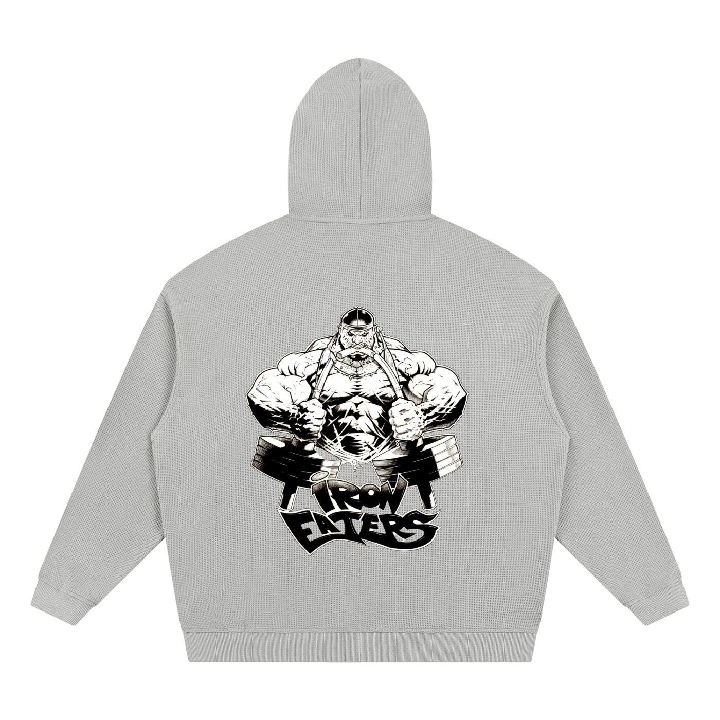 Iron Eaters'Built for More' Waffle Hoodie Waffle Hoodie