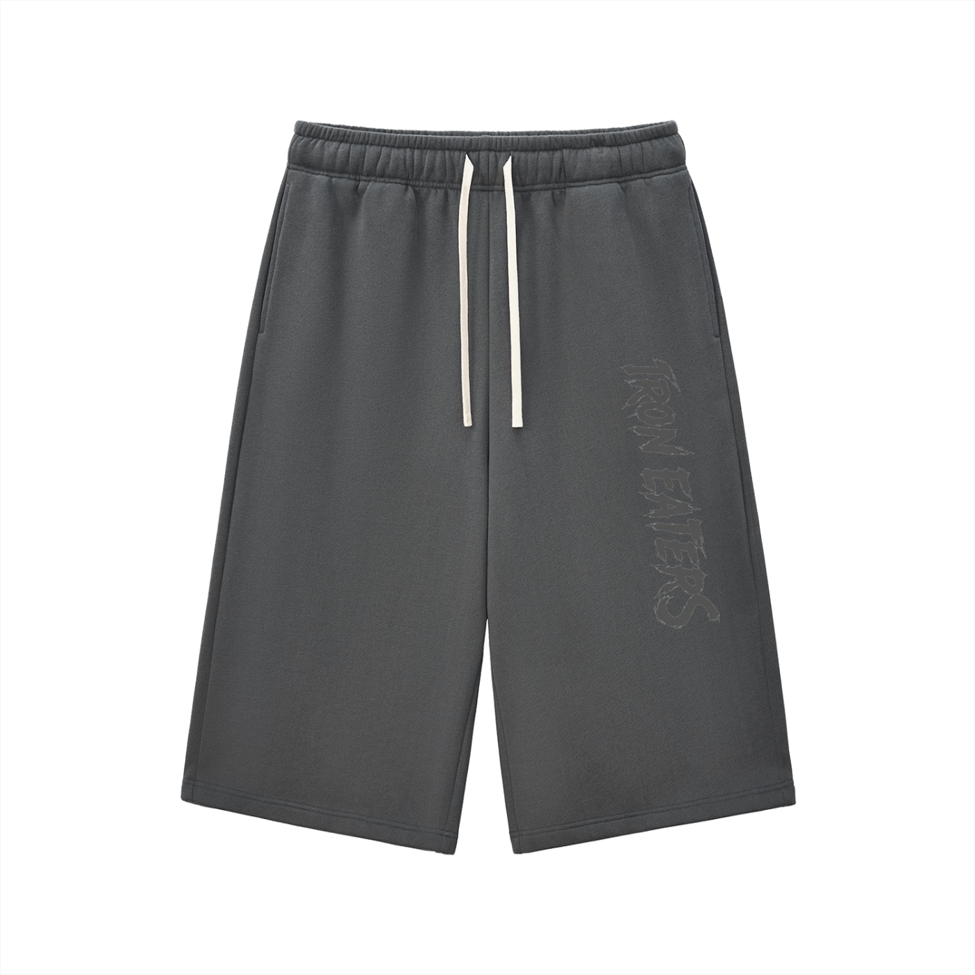 Relaxed Drawstring Three-quarter Sweatpants
