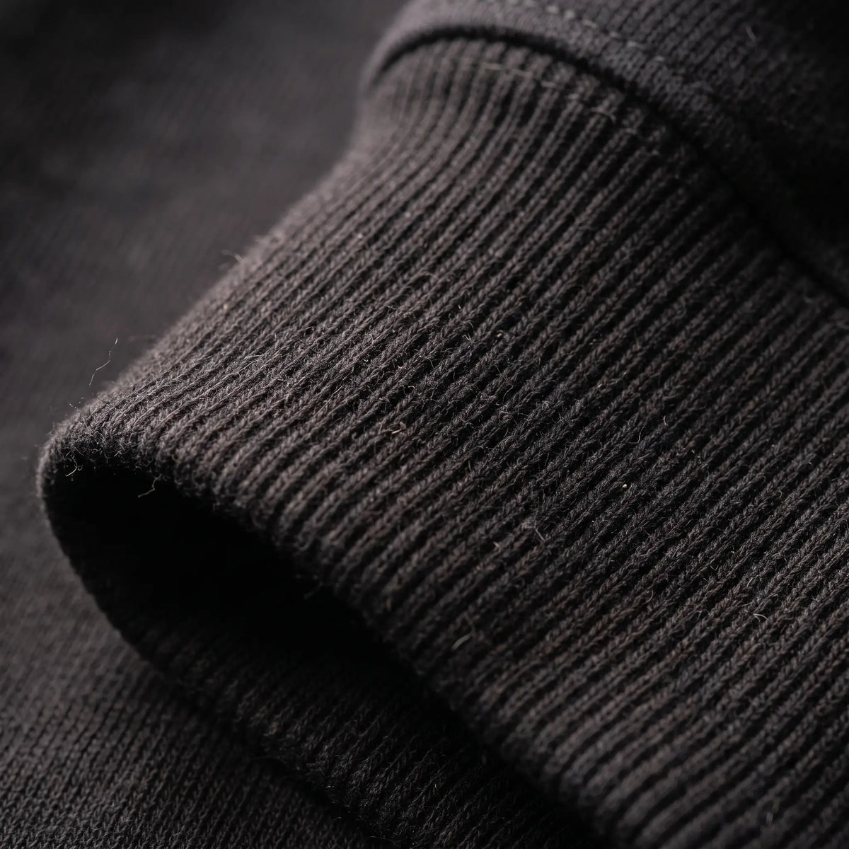 Feed the Hunger heavyweight crewneck cuff detail