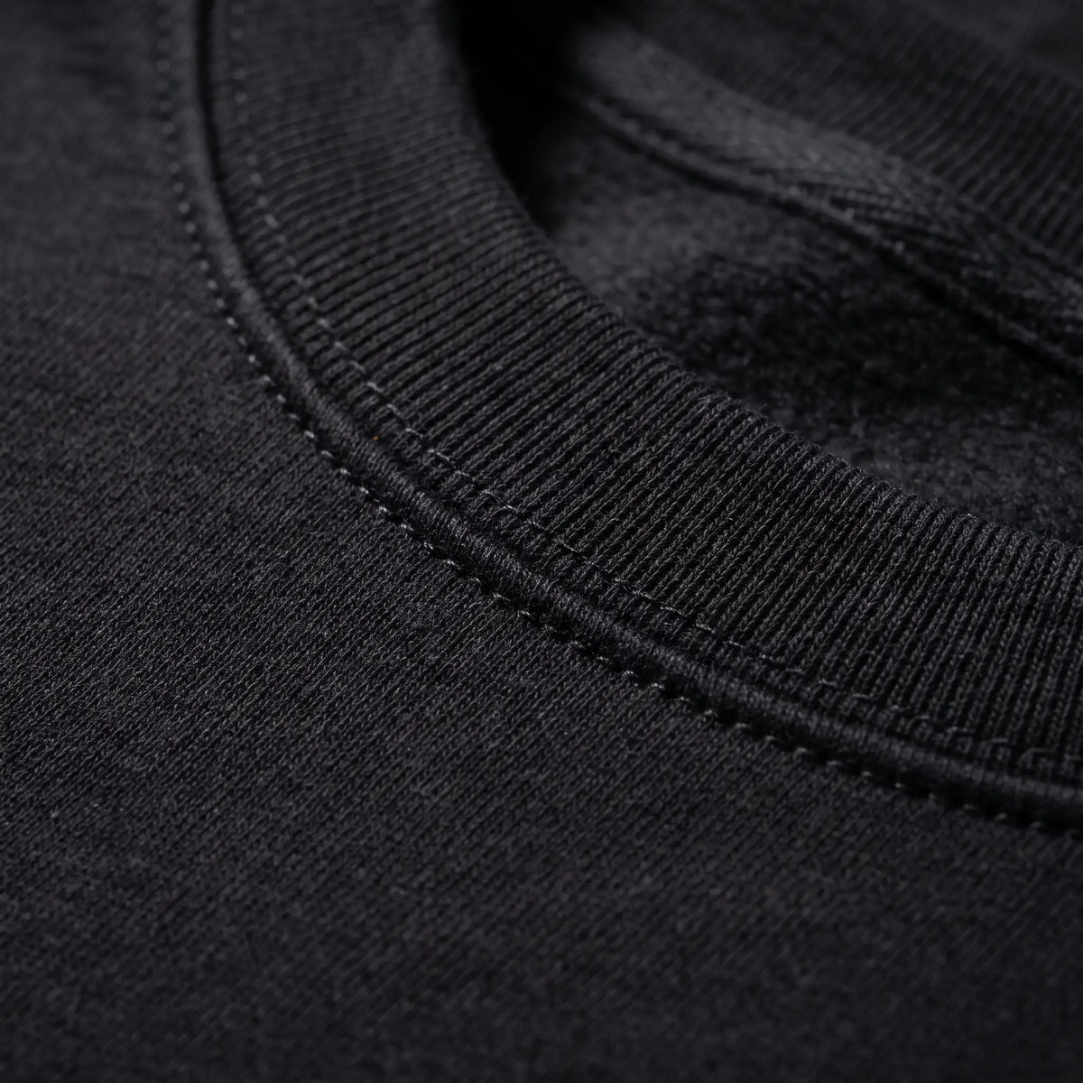 Feed the Hunger heavyweight crewneck neckline detail
