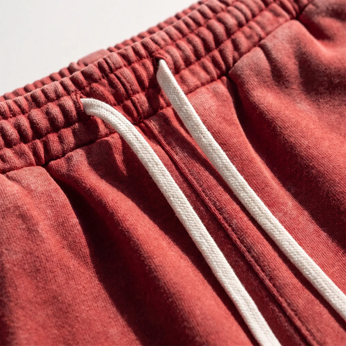 I EAT! Vintage Wide-Leg Sweatpants waistband and drawcord detail
