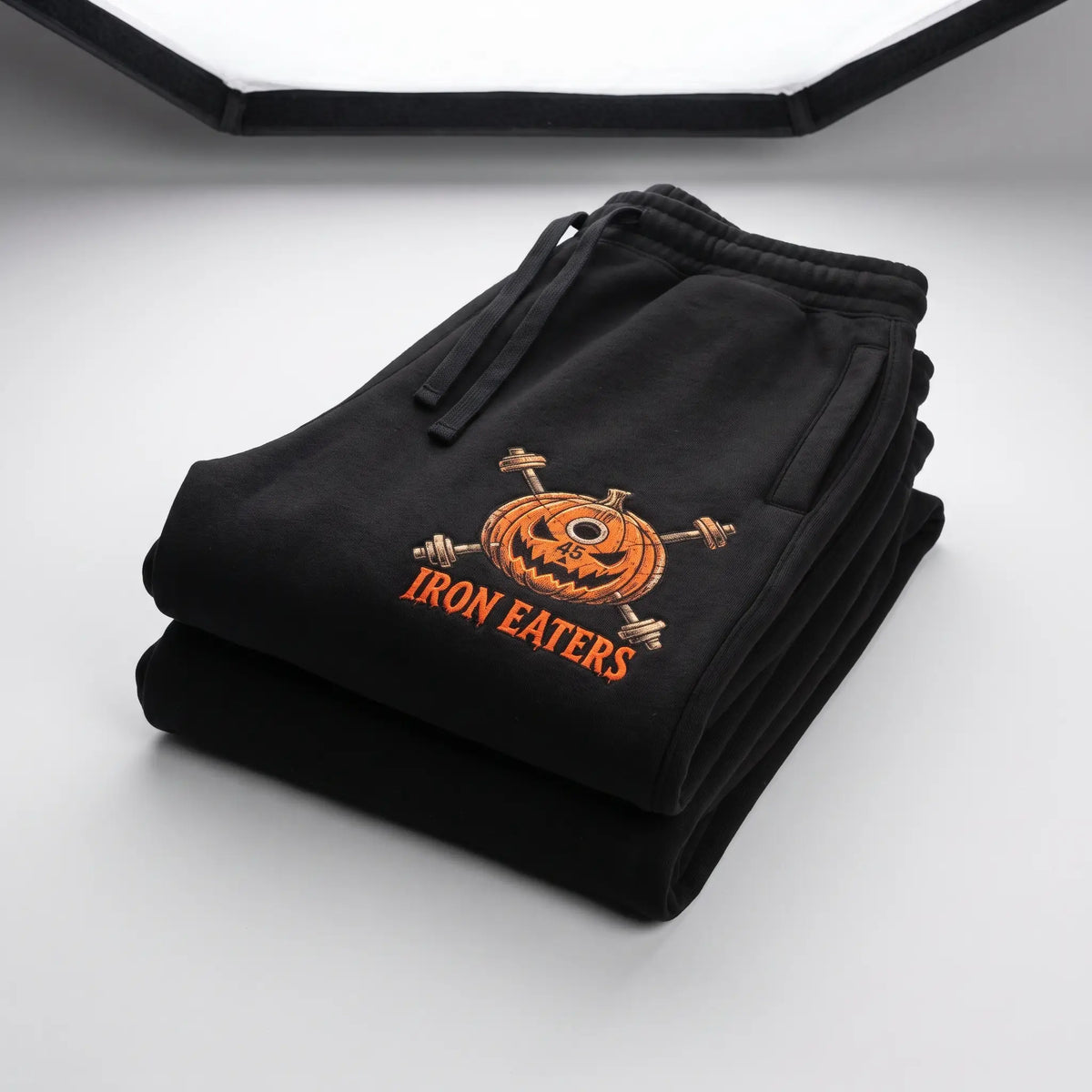Night of the Iron Eaters joggers folded graphic view